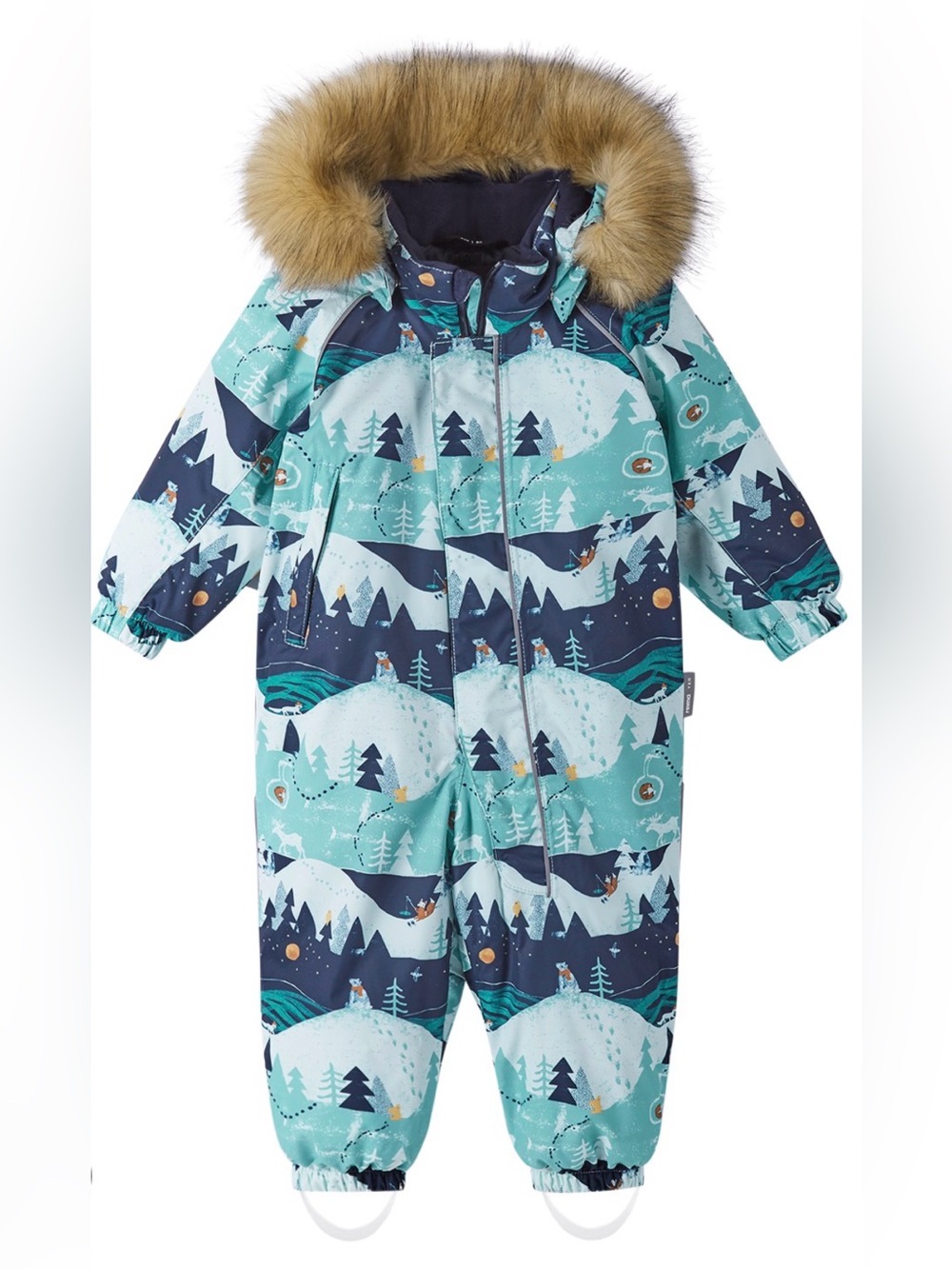 Reima Lappi Cold Mint toddler snowsuit 2T